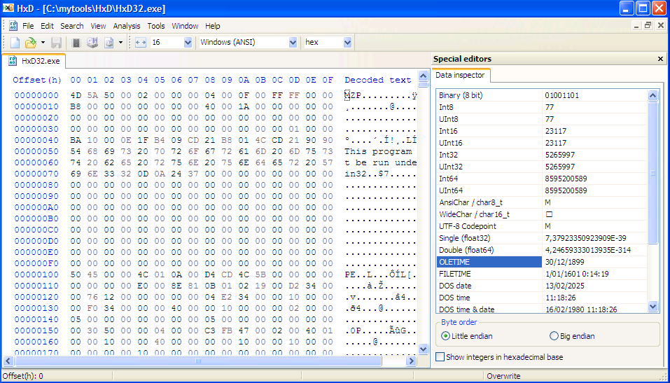 download the new version for apple HxD Hex Editor